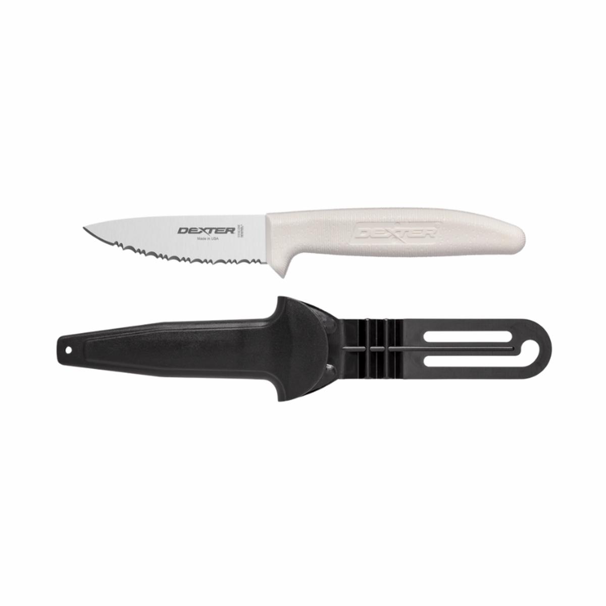 DEXTER RUSSELL SANI-SAFE 3-1/2" UTILITY / NET KNIFE WITH SHEATH