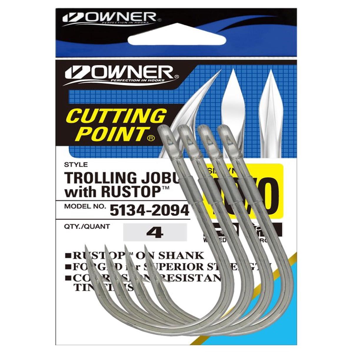 Owner Trolling Jobu Rustop Hooks Pre-Pack