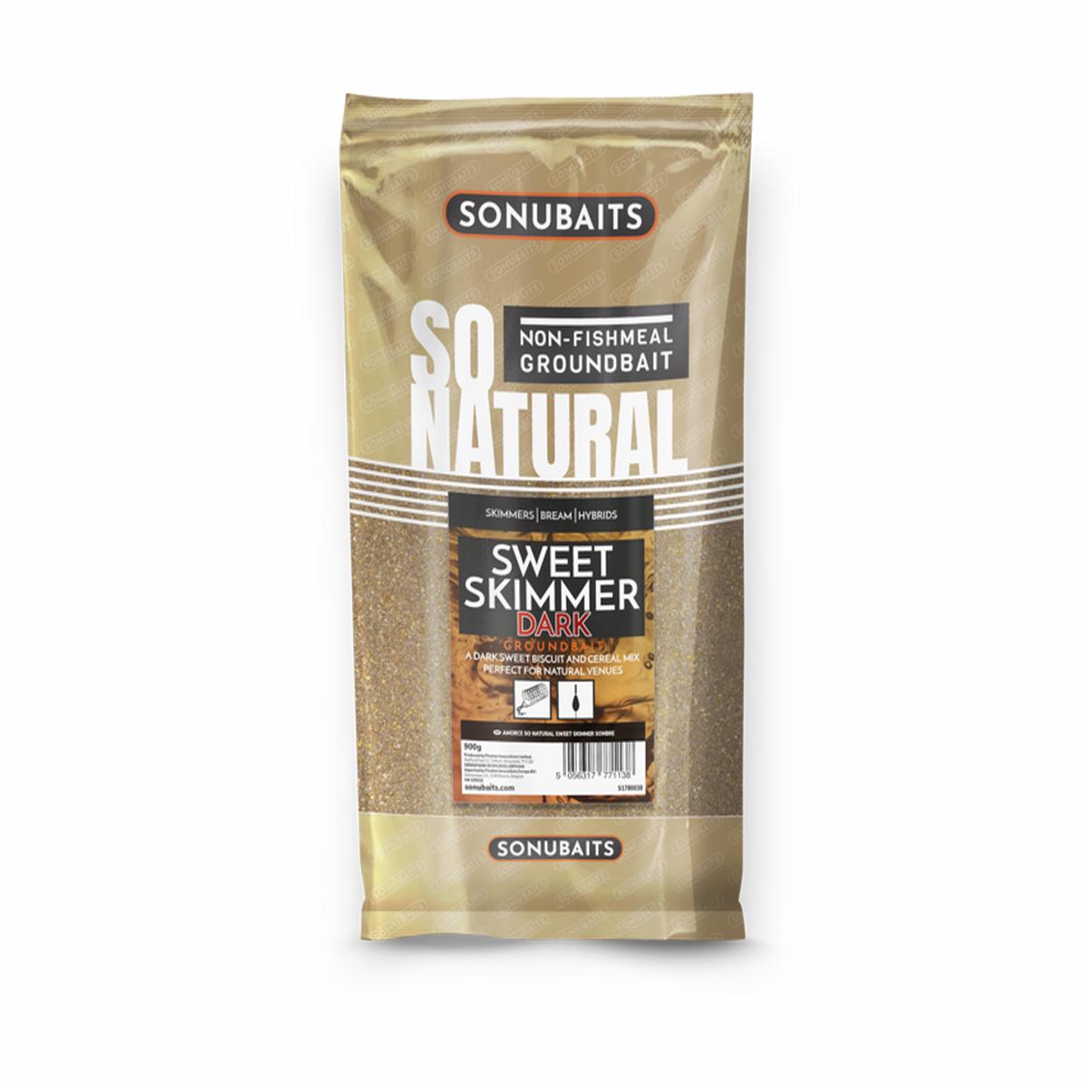 Sonubaits So Natural Sweet Skimmer Dark Groundbait