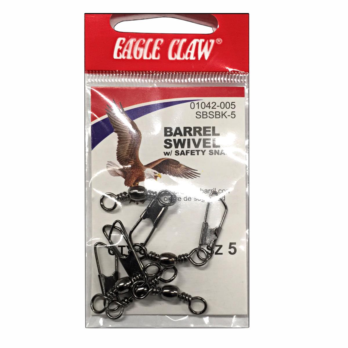 Eagle Claw Black Snap Swivel