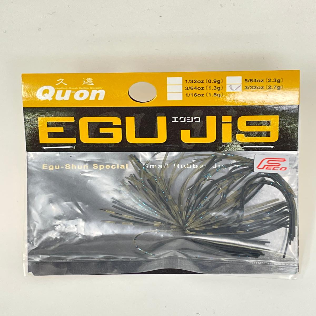 Jackson Egu Jig #GPB Guripan Black 3/32oz
