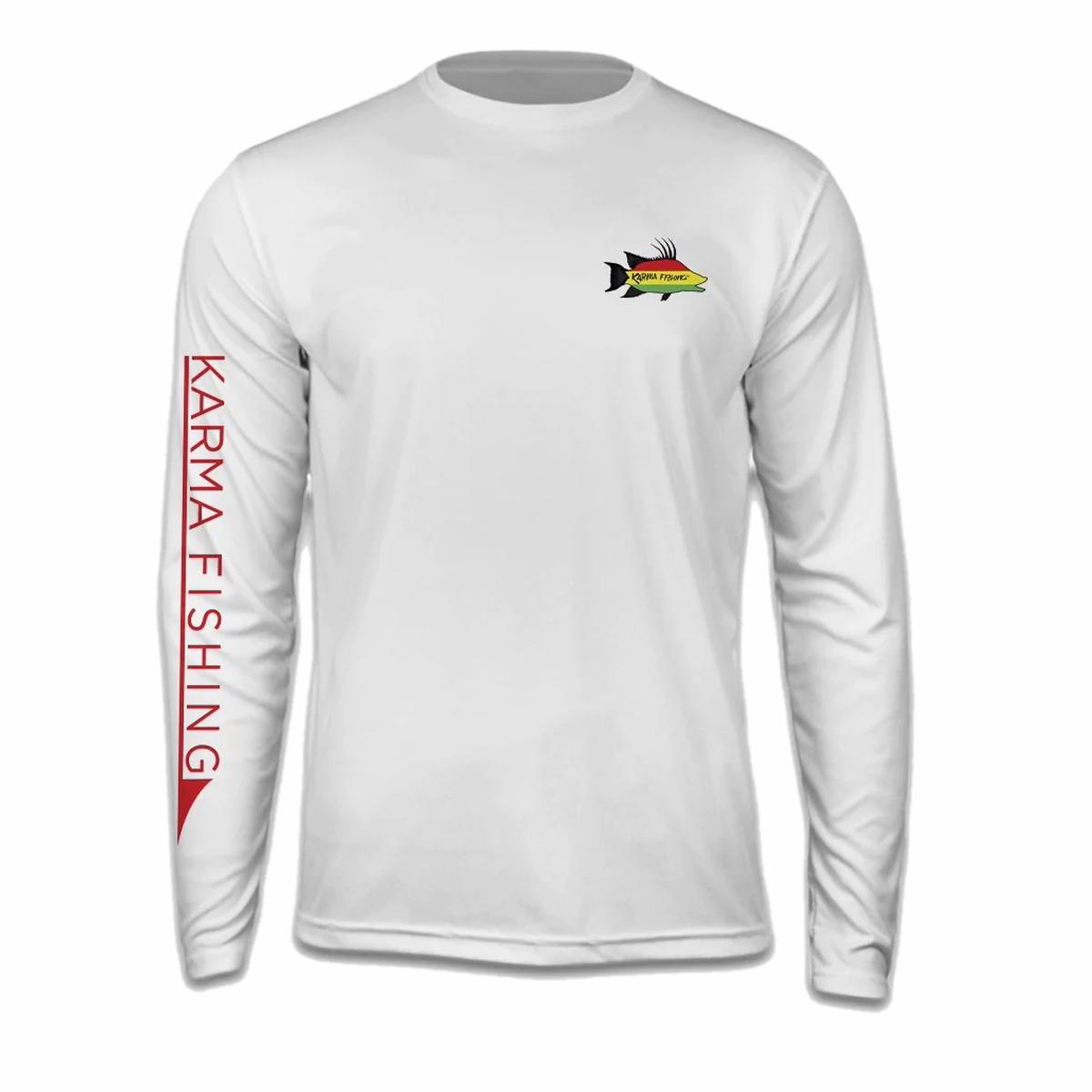 Karma Fishing Rasta Hogfish Long Sleeve Performance Shirt