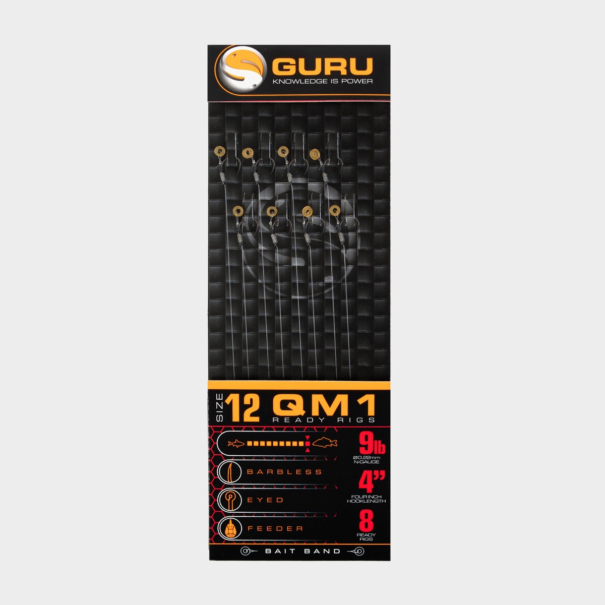 QM1 Bait Band Ready 4 Inch Hook Lengths