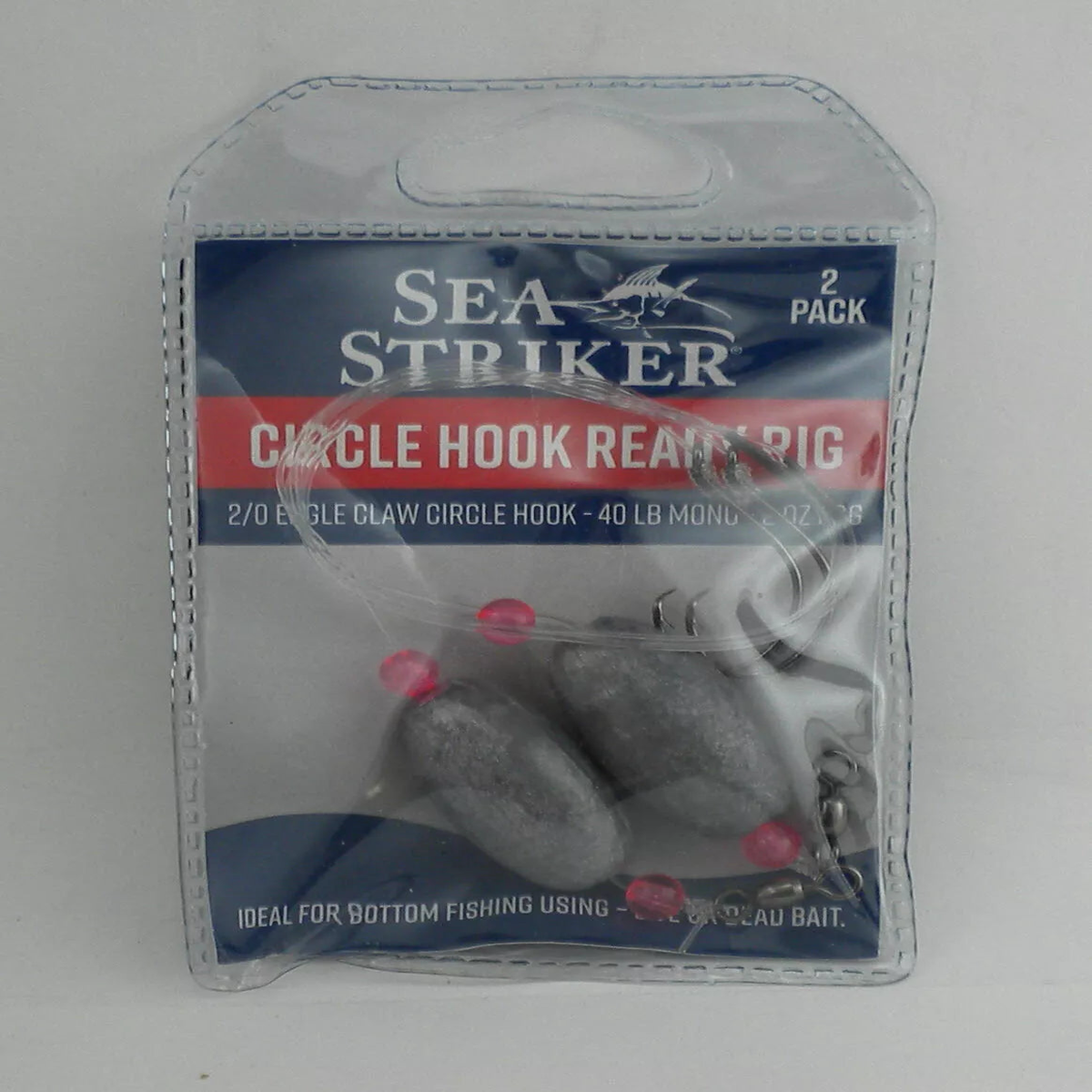 Sea Striker MCRR2 Mono Ready Rig 1/0 Circle Hook, 17" 40 Lb Mono