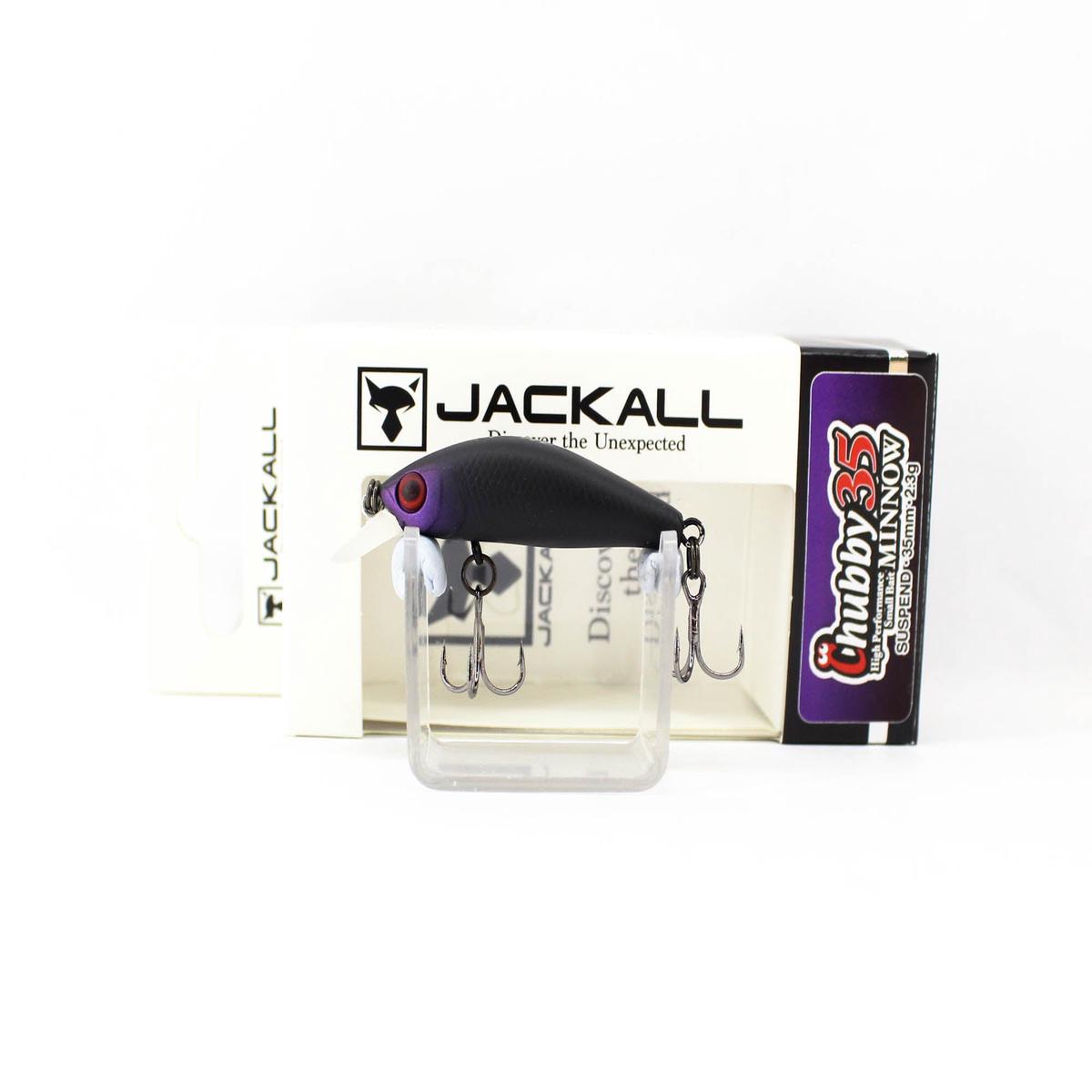 Jackall Chubby Minnow 35 Suspend Lure Mat Black (8848)