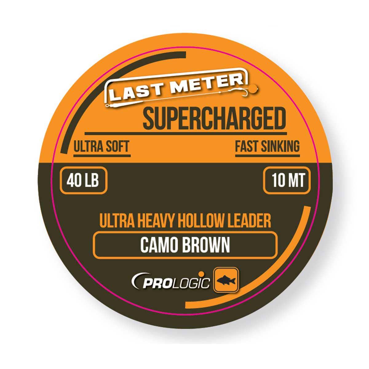 PROLOGIC Supercharged Hollow Leader 10m 40lbs Camo Brown