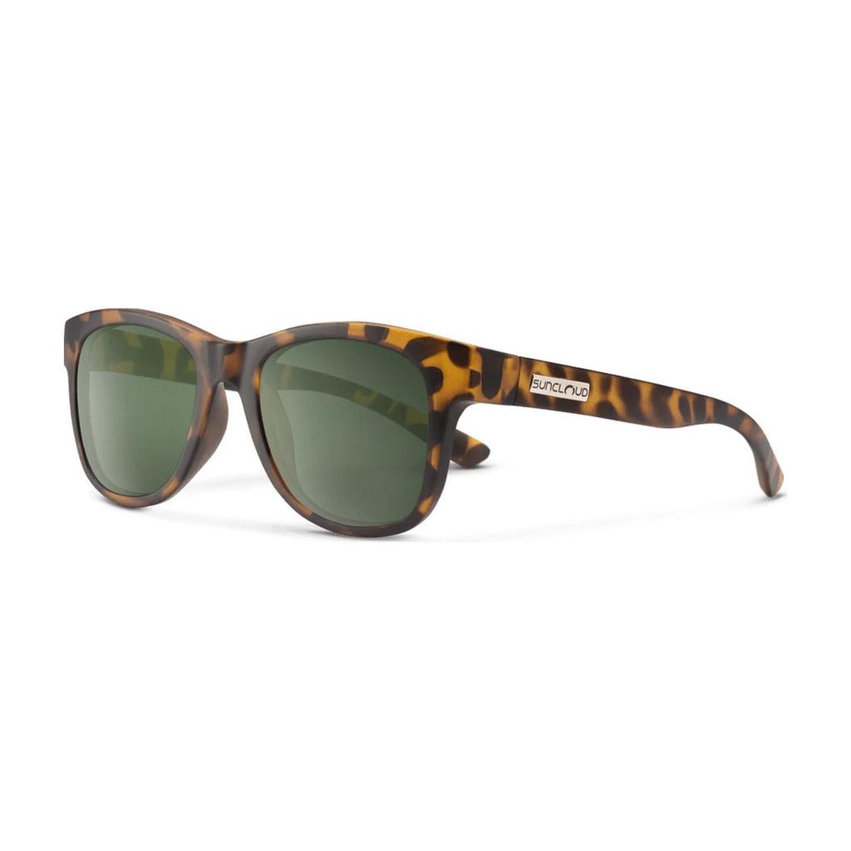 Suncloud Leeway - Matte Yellow Tortoise - Polarized Gray Green Lens