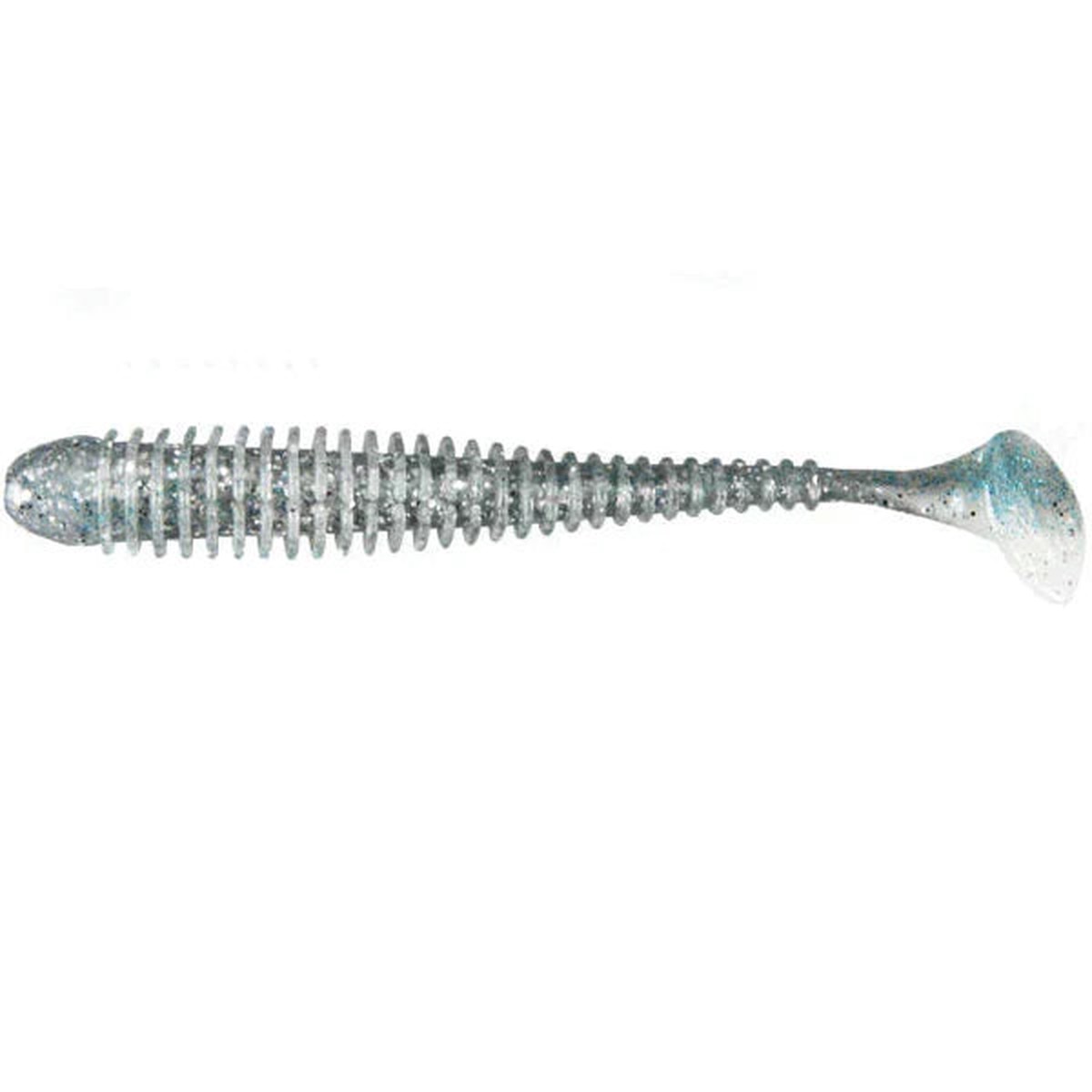 Keitech Swing Impact 4" 10cm Silver Shiner 431T
