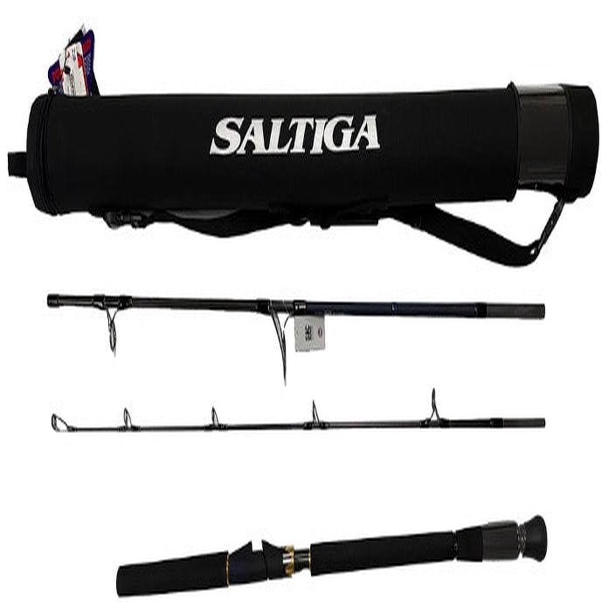 Daiwa SATR823HFS-BT Saltiga Travel Target Pop Spinning Rod 8'2" 65-120lb.