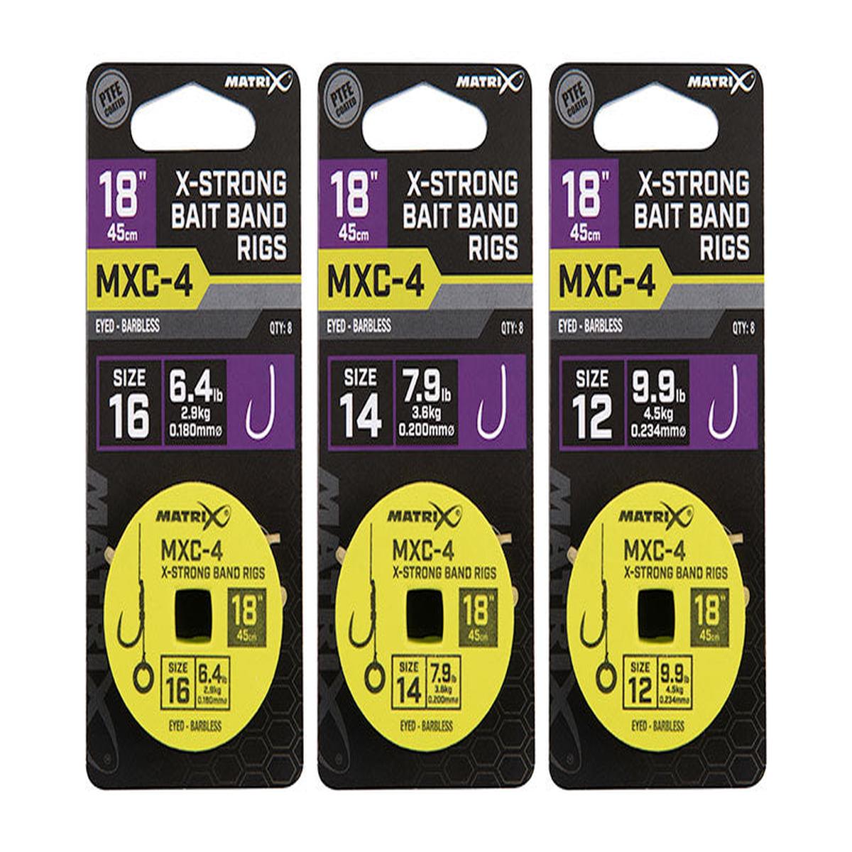 Matrix MXC-4 Bait Band Rigs Rigs 45cm/18ins