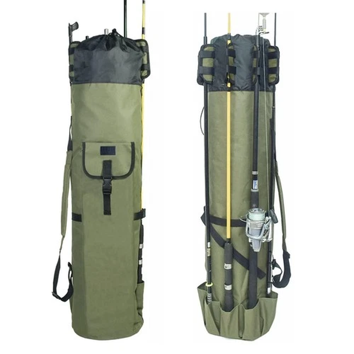 Fishing Rod Bags, Outdoor Fishing Pole Holders Reel Case, Multifunction Campi...