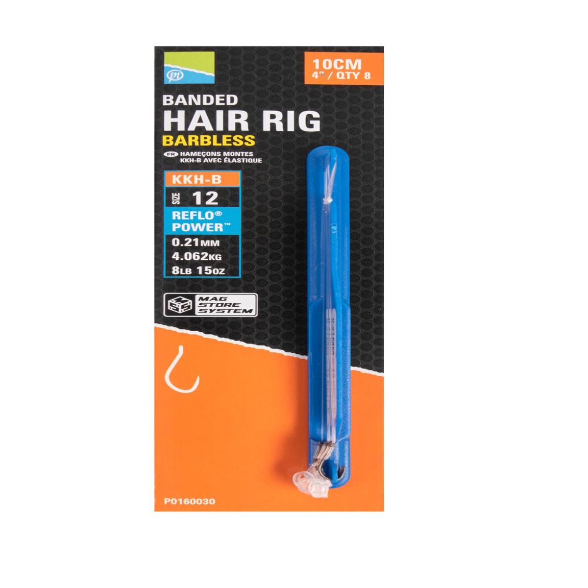 Preston Innovations KKH-B Banded Hair Rigs - 4/10cm