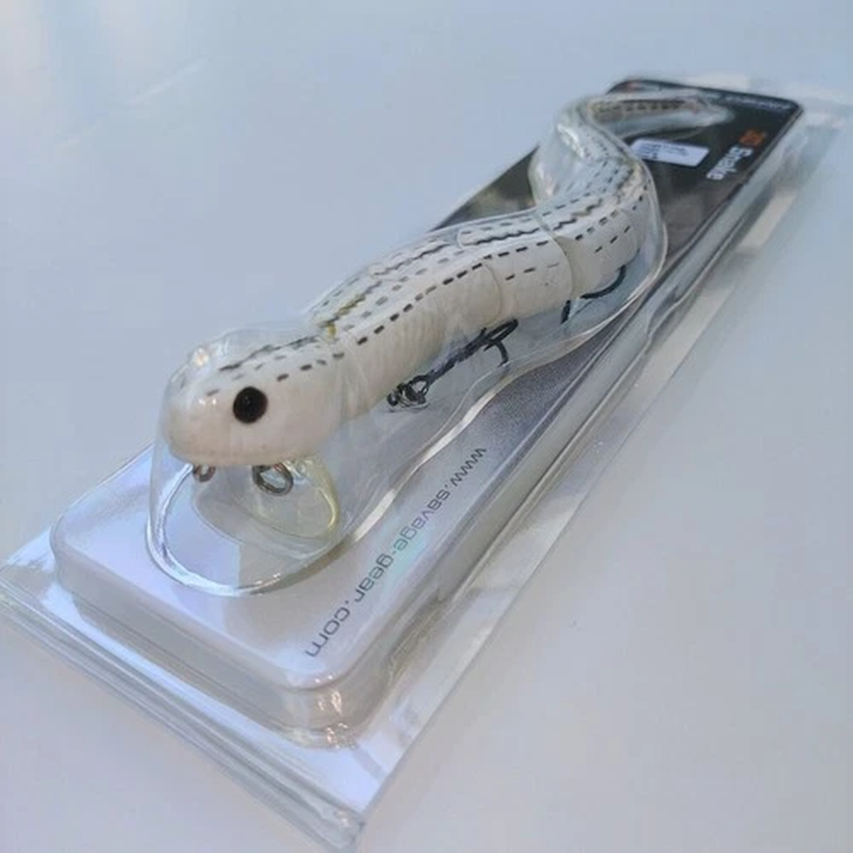 Savage Gear 3D Snake 9-inches White Snake Brand New