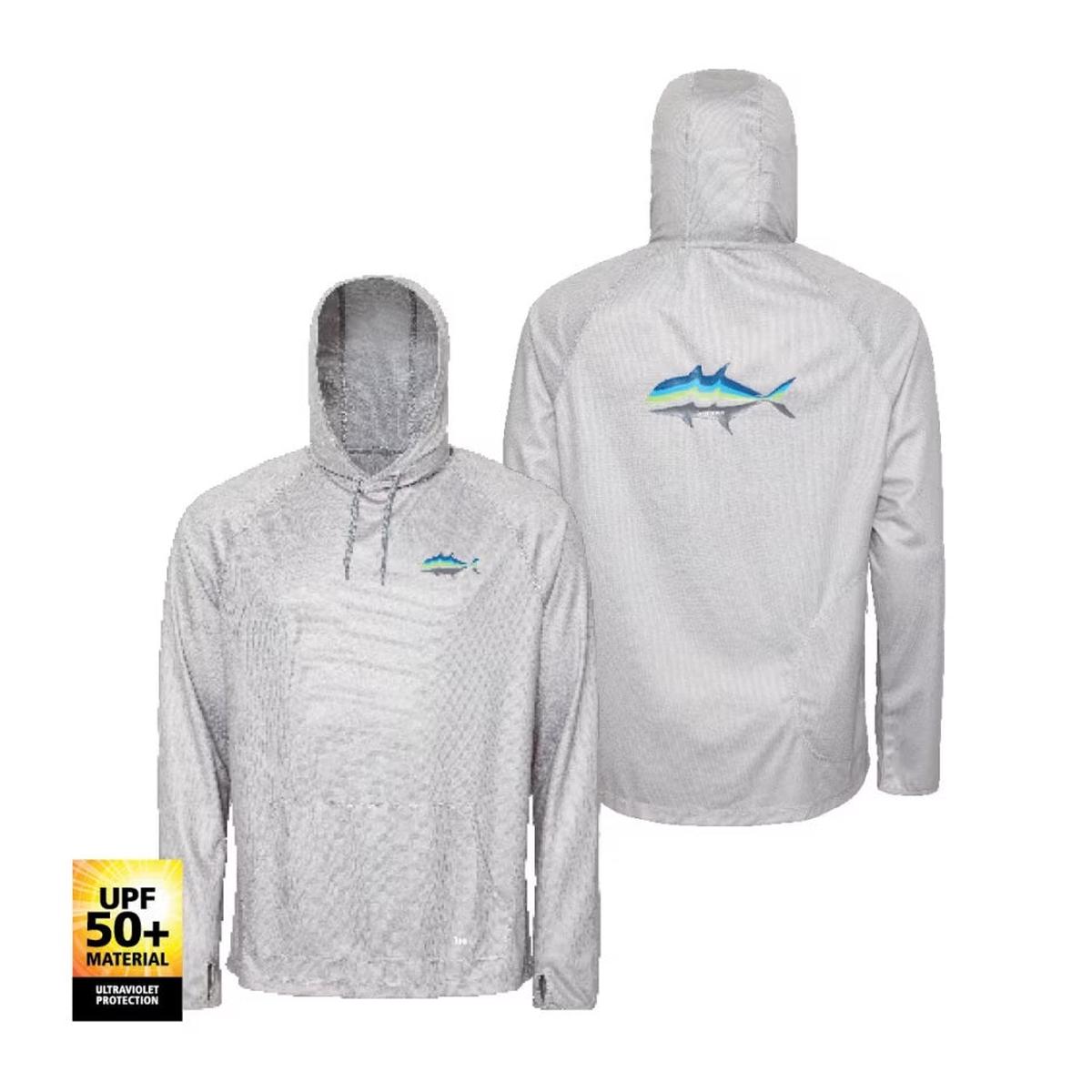 SHIMANO GREY GT HOODED TECH TEE