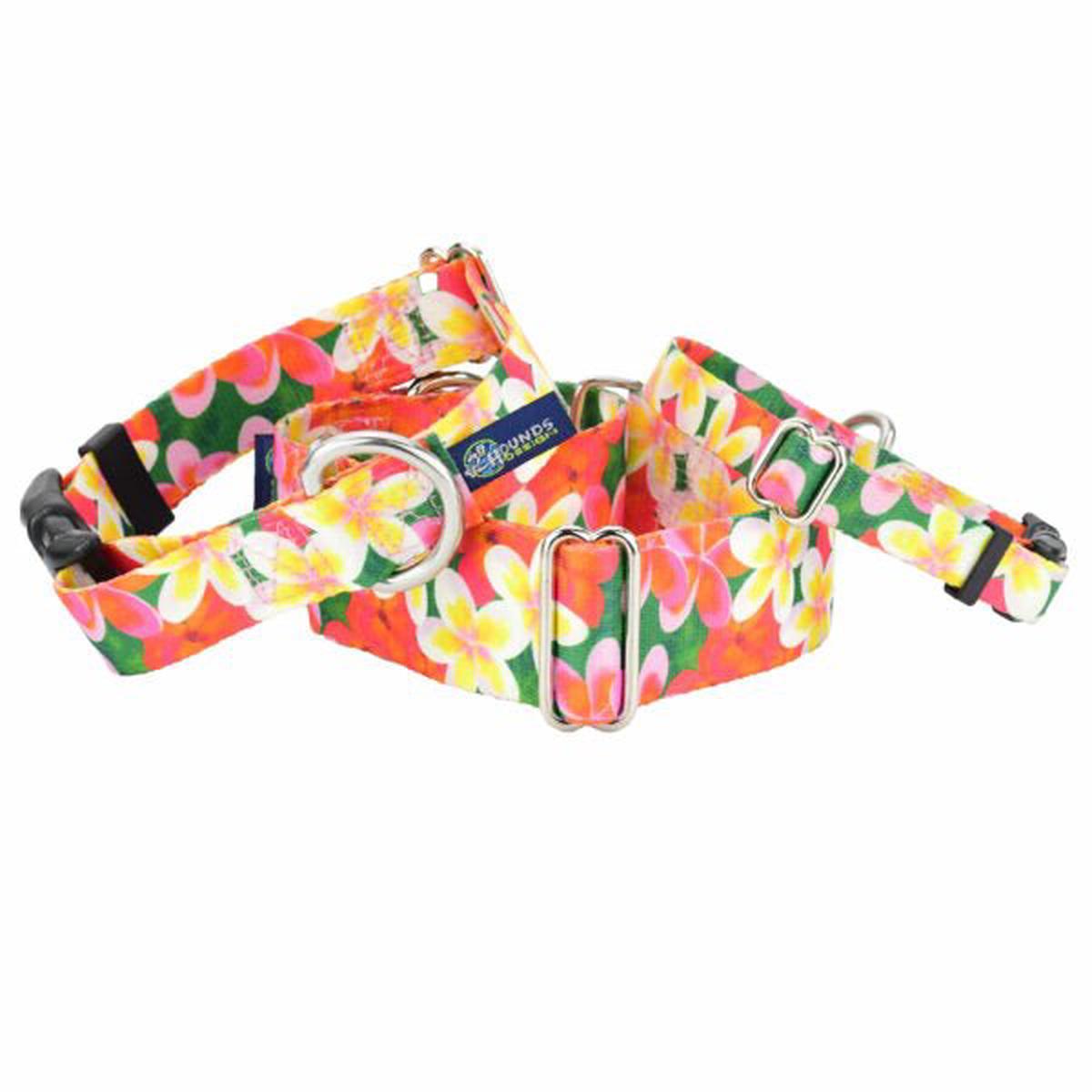 2 Hounds Design Aloha Martingale Dog Collar EarthStyle