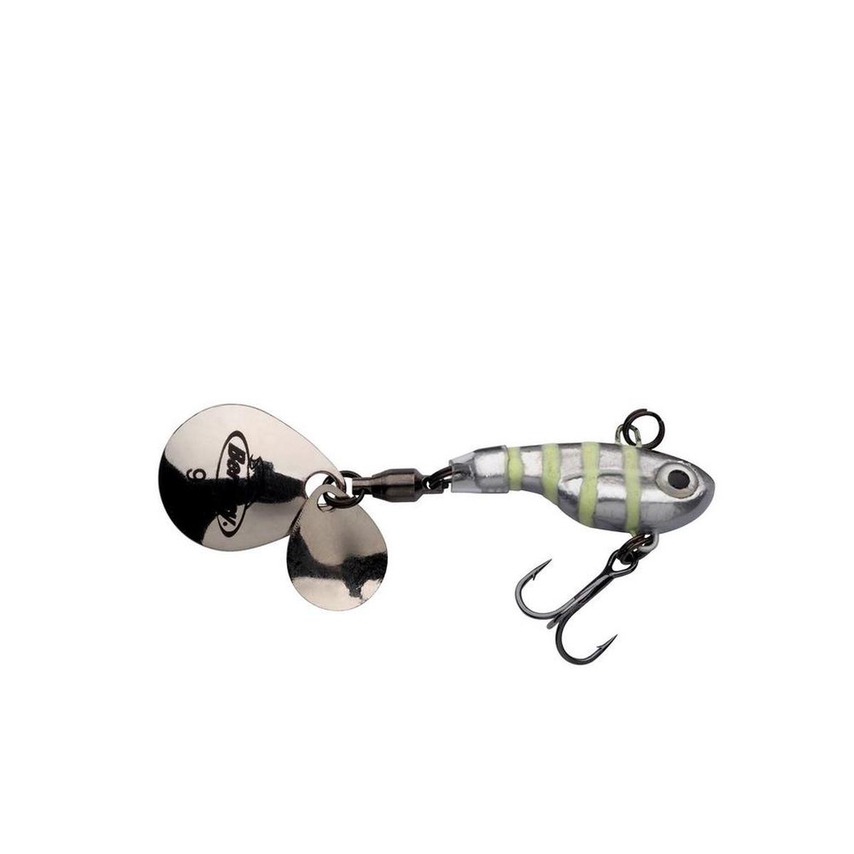 Berkley Pulse Spintail 21g Glow Silver Zebra