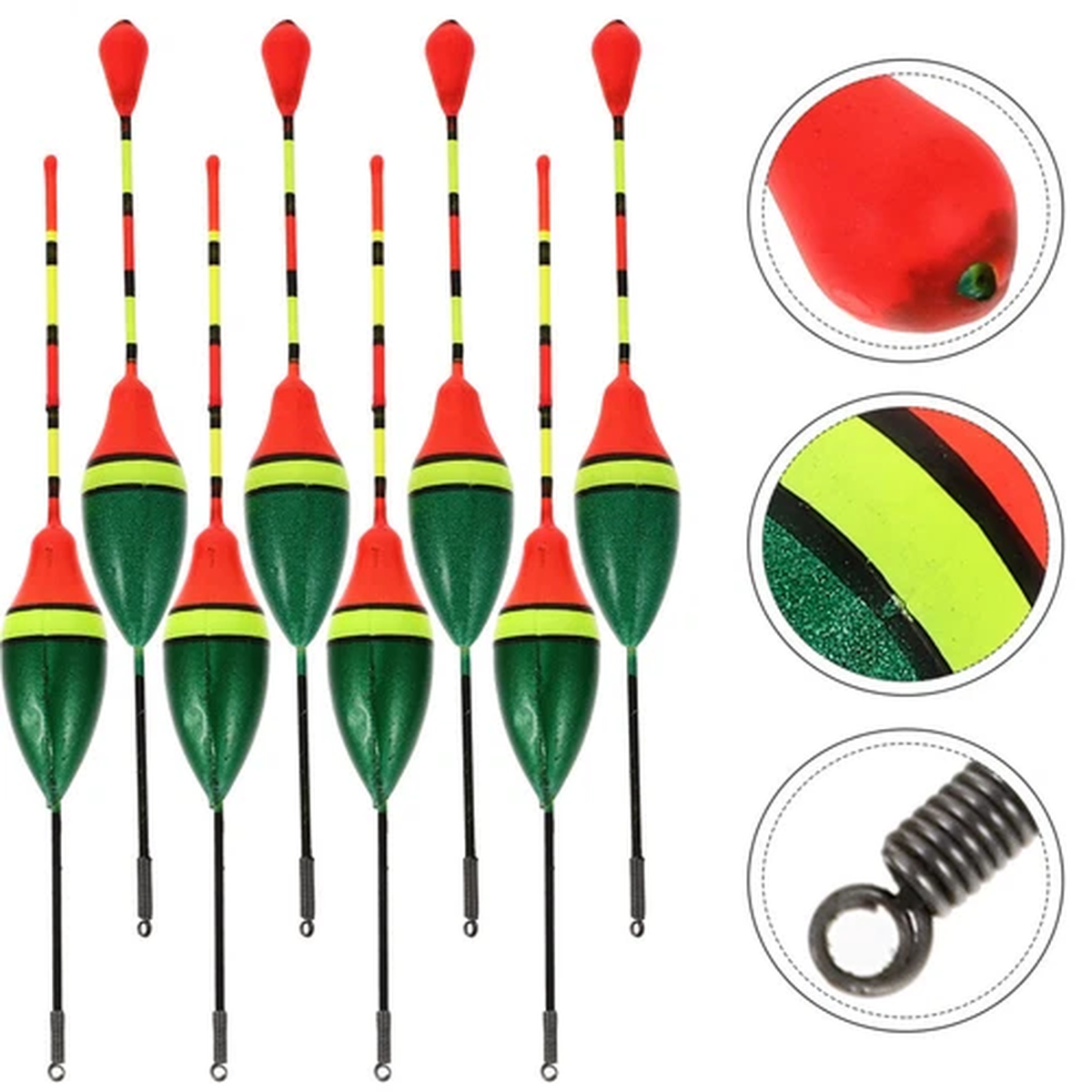 20 Pcs Float Crappie Slip Bobbers Fishing Fishing Tool Fishing Gear