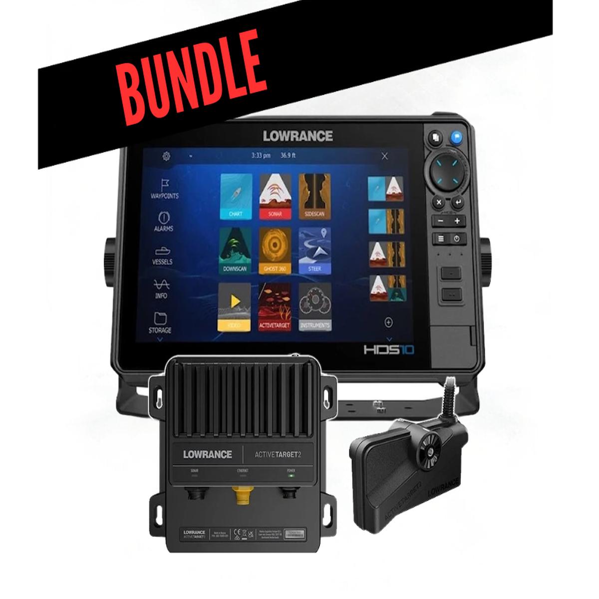 Lowrance HDS PRO 10 + Active Target 2 Live bundle