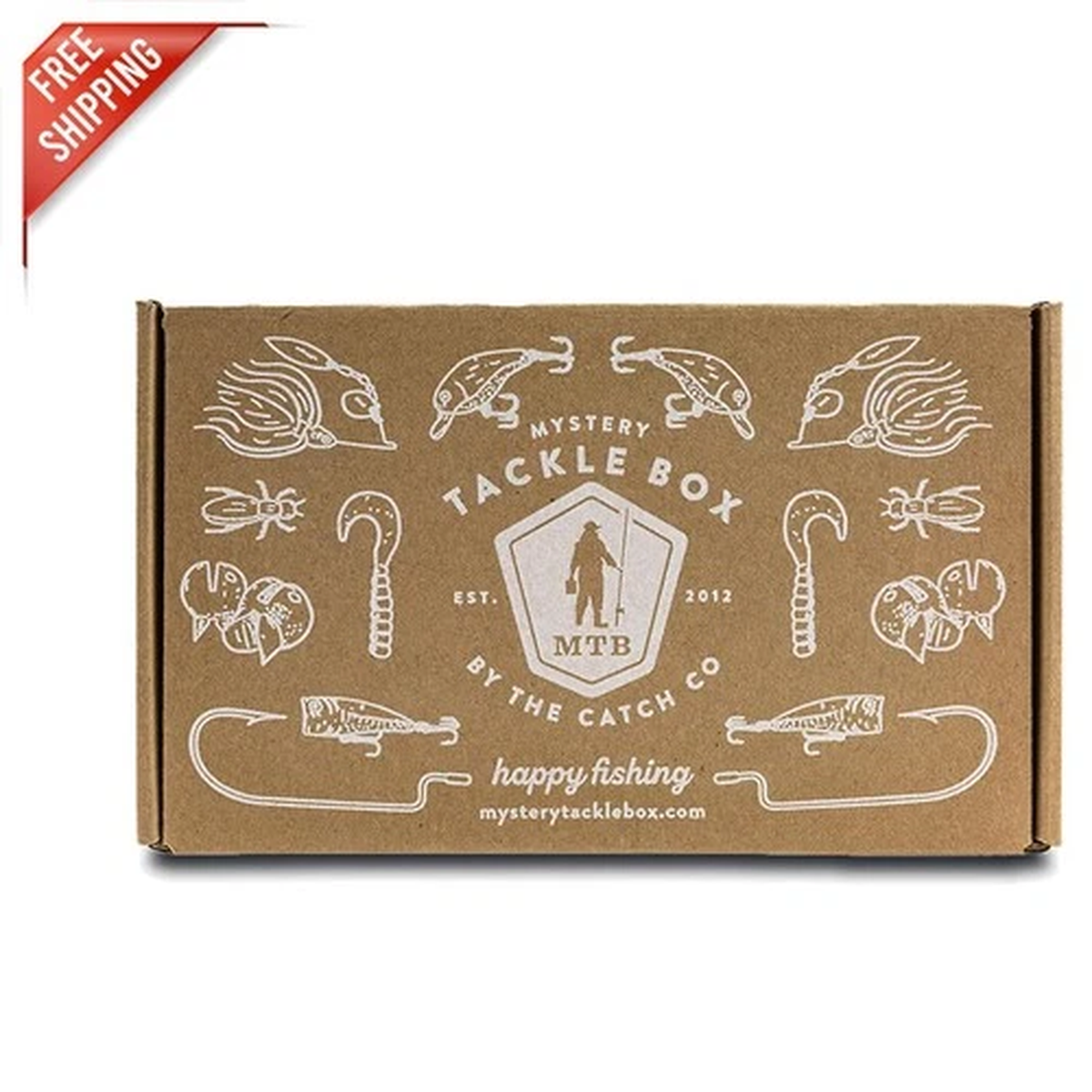 Quality Largemouth & Smallmouth Bass Lures Fishing Kit - Mystery Tackle Box