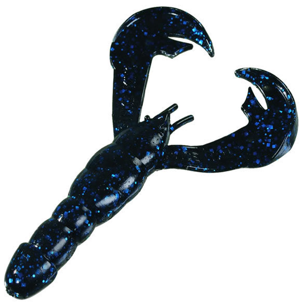 Rage Craw 4" - Black Blue Flake