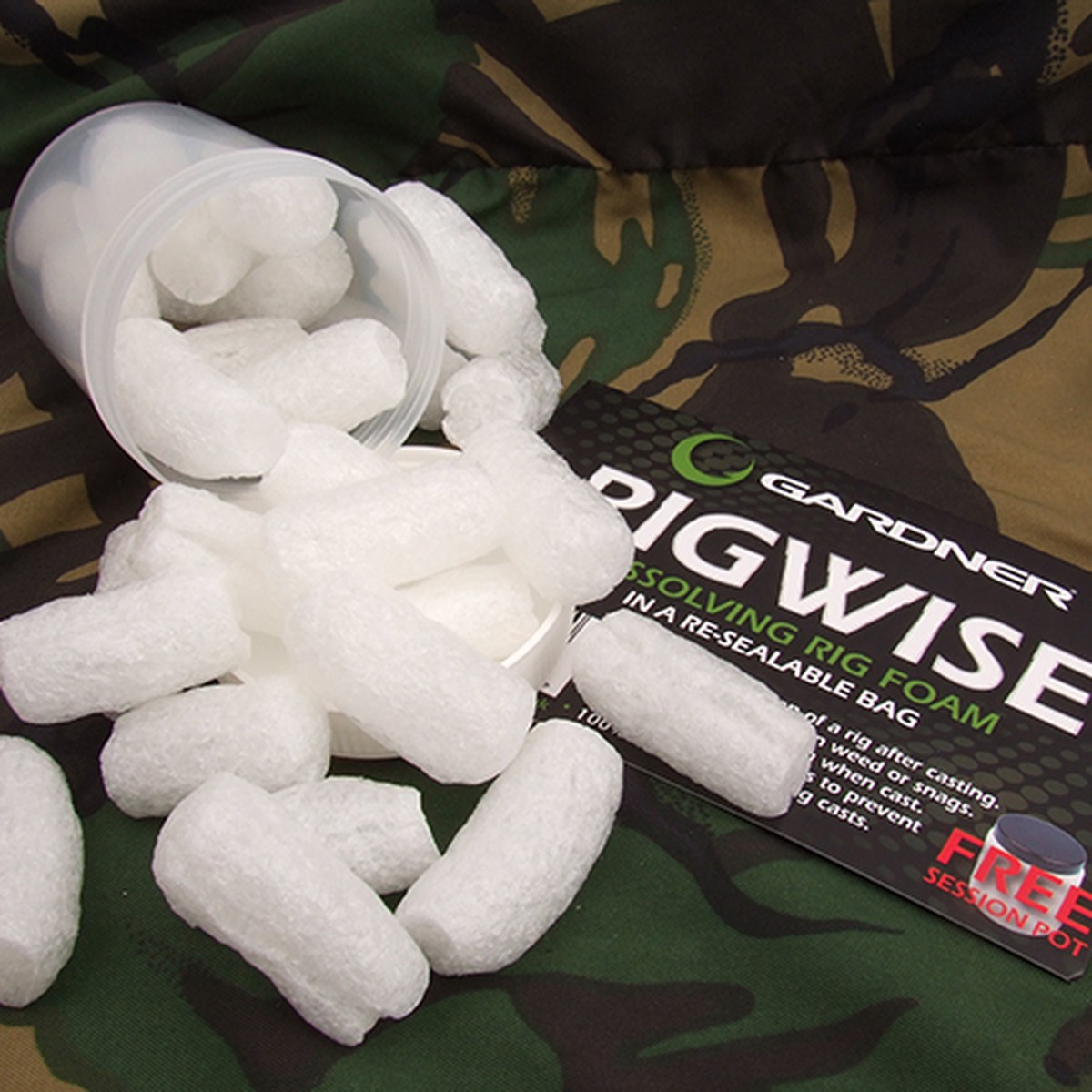 Rigwise white Dissolving foam by Gardner Tackle