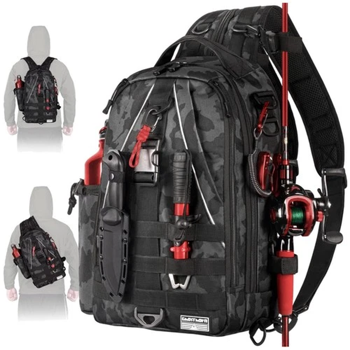 Water-Resistant Tackle Bag for Anglers