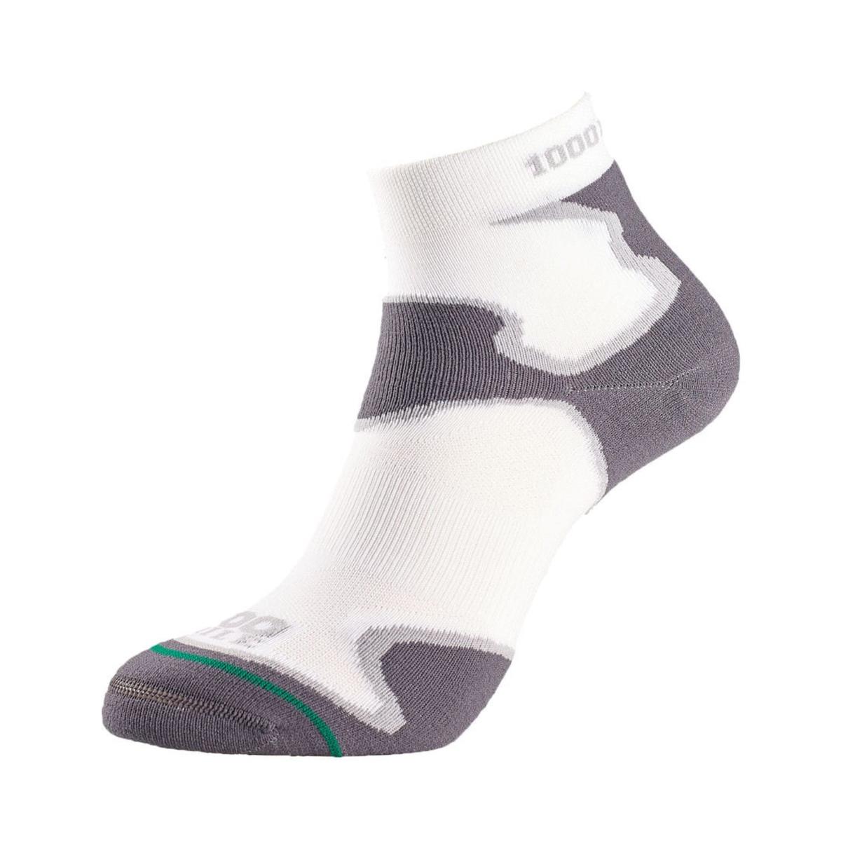 1000 Mile Women's Fusion Tactel Double Layer Anklet Socks (White)