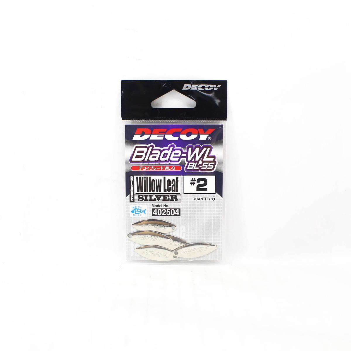 Decoy BL-5S Willow Blade Silver Size 2 x 5 pieces (2504)