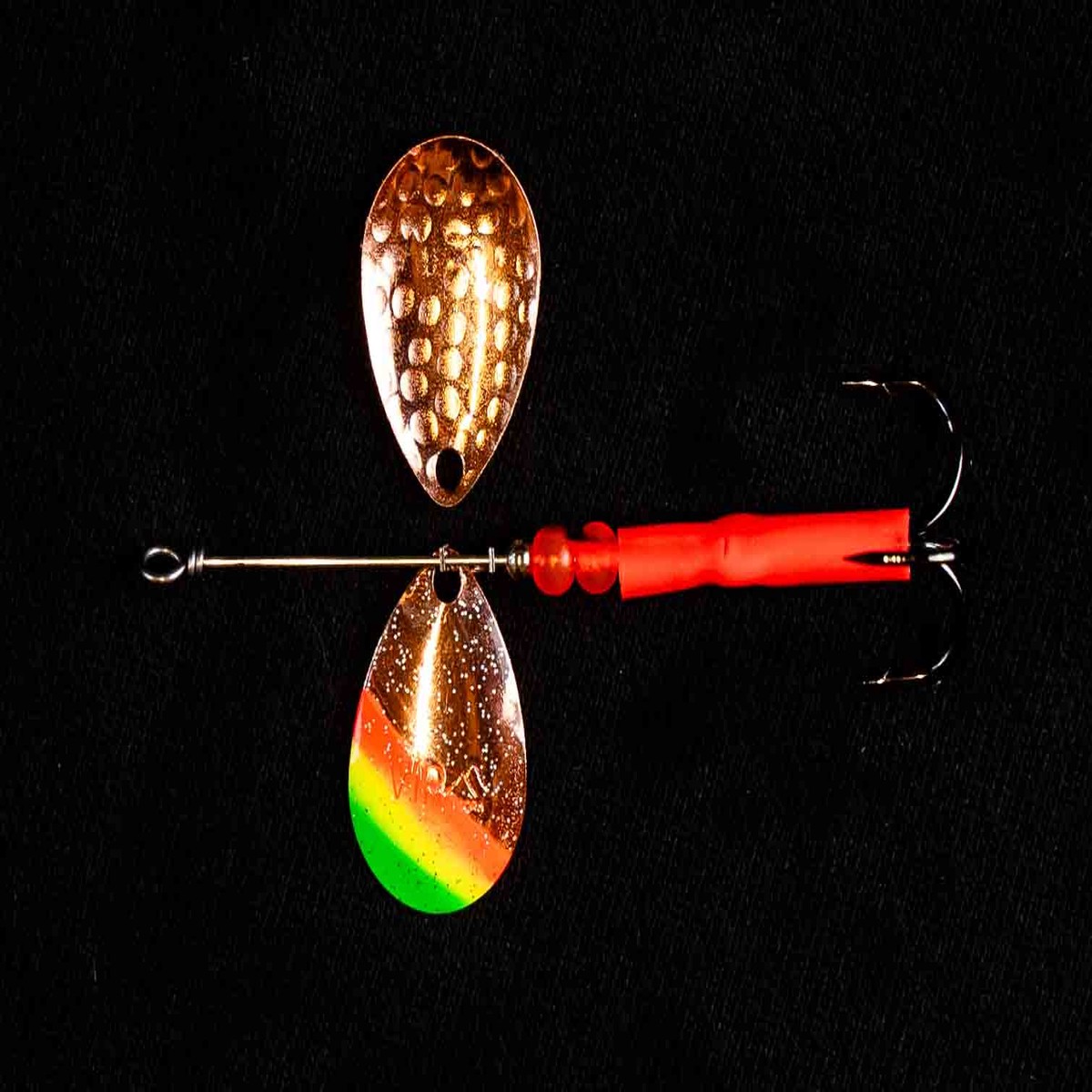 #3 Colorado "Copper Mex Hat" Salmon Spinner (Single Spinner)