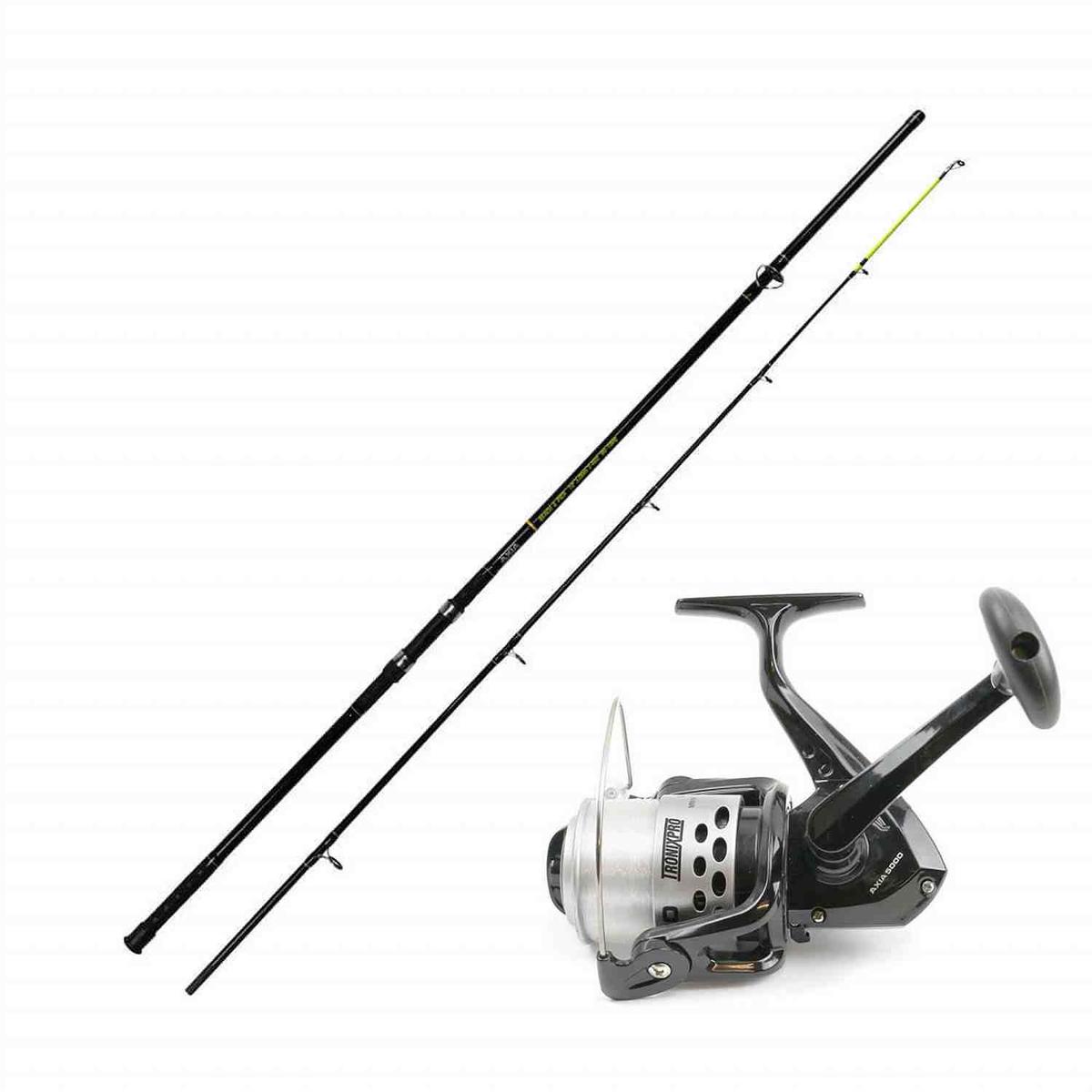 Axia 10 Beach and Pier 3-6oz 2pcs Rod with 6000 sized Reel and Line