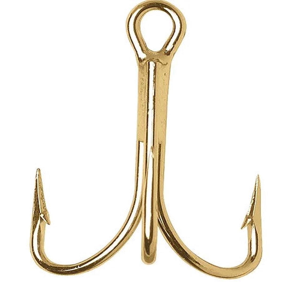 VMC 9617GO Treble Hook O'Shaughnessy Standard Wire Gold Hook 25PK
