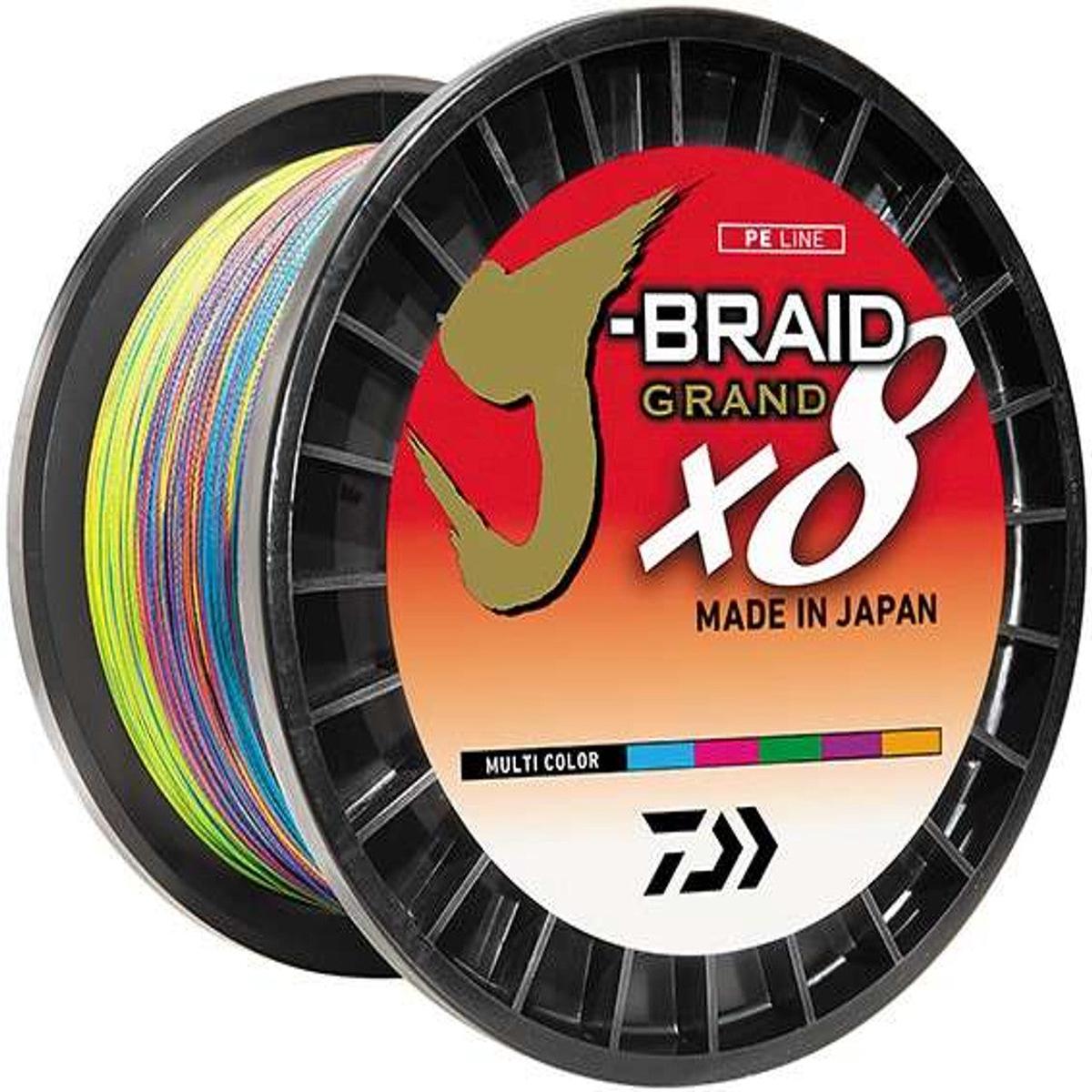 Daiwa Bulk J-Braid x8 Grand Braided Line - 50 lb. - 3300 yd. - Multicolor