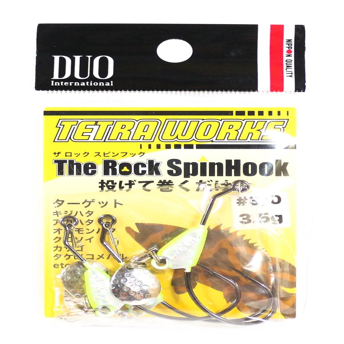 Duo Tetra Works The Rock Spin Hook 3.5 grams Size 3 , 3 pc PHA0024 (3255)