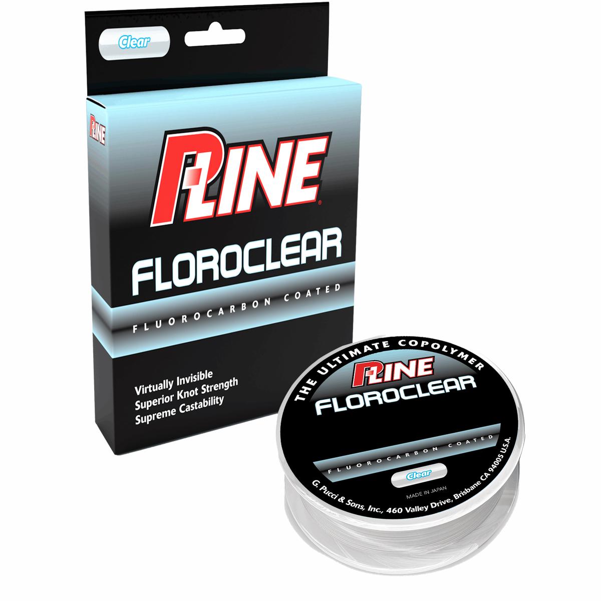 P-Line Floroclear Fluorocarbon Coated Fishing Line