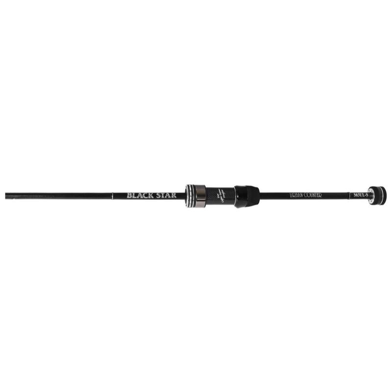 Pre-Order Xesta Black Star S63UL-S Urban Counter 2 Pieces Spinning Rod coming in Jan