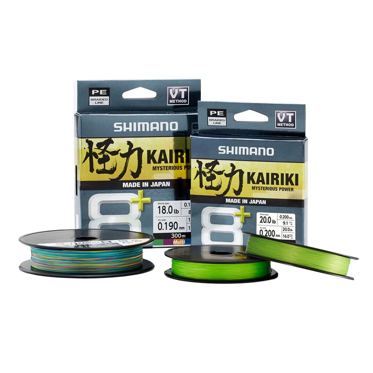 Shimano KAIRIKI 8+ Braid 300m Mantis Green Fishing Line