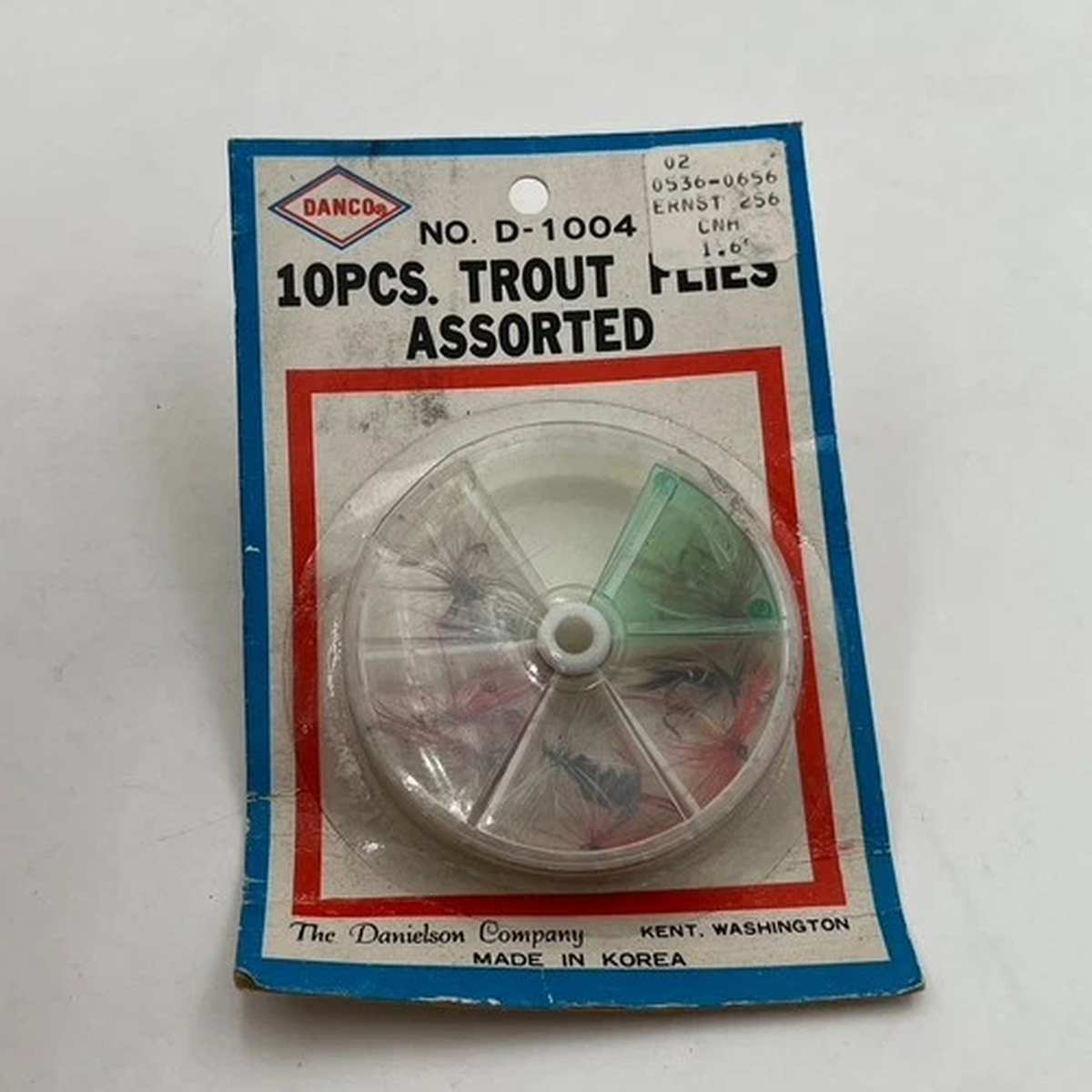Vtg New NOS Trough Flies 10 pack Danco no. D-1004 Fishing Gear W/ Case