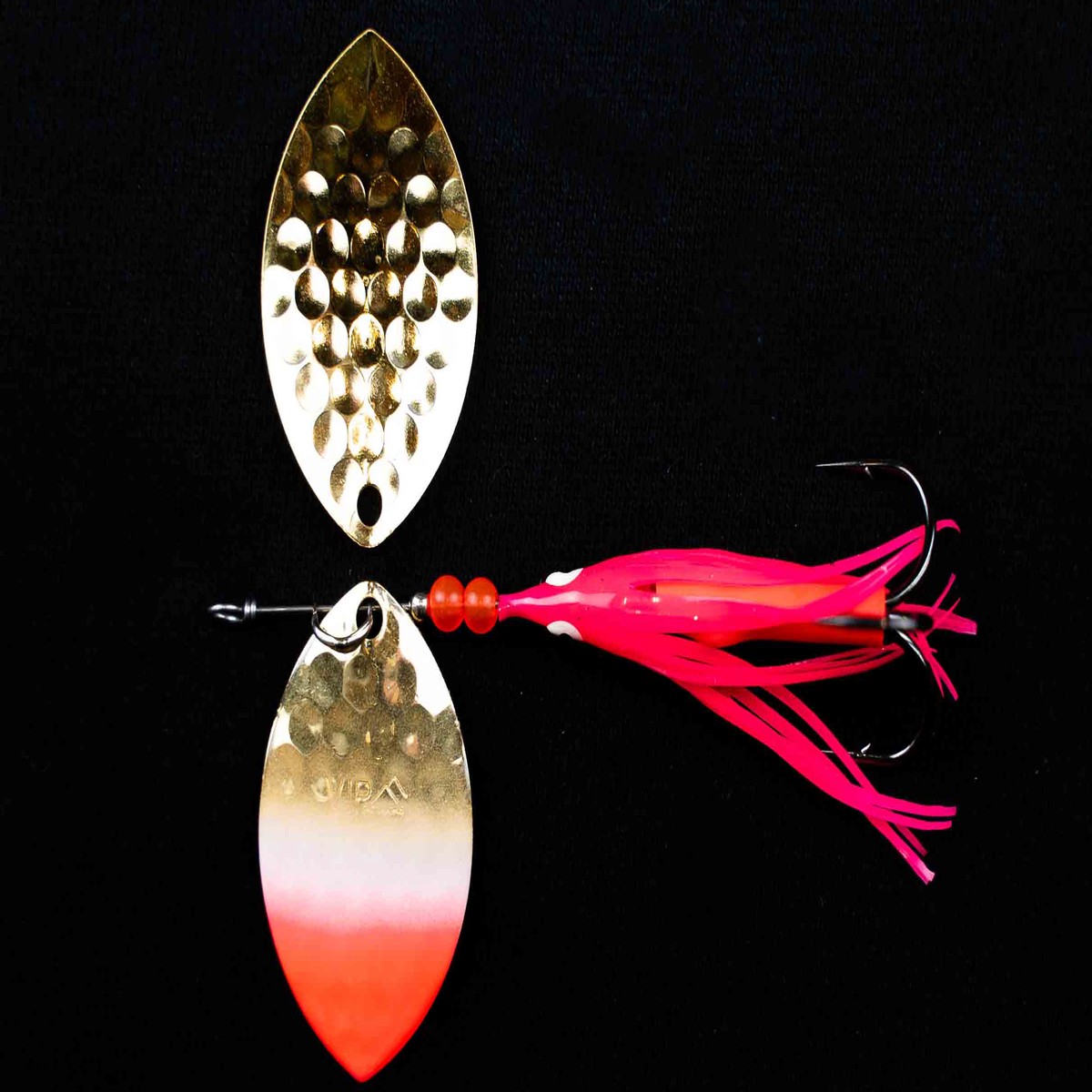 #5 Cascade "Gold Santa Hat" Salmon Spinner (single spinner)