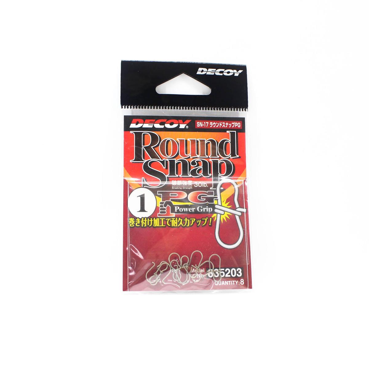 Decoy SN-17 Round Snap PG Power Grip Size 1 (5203)