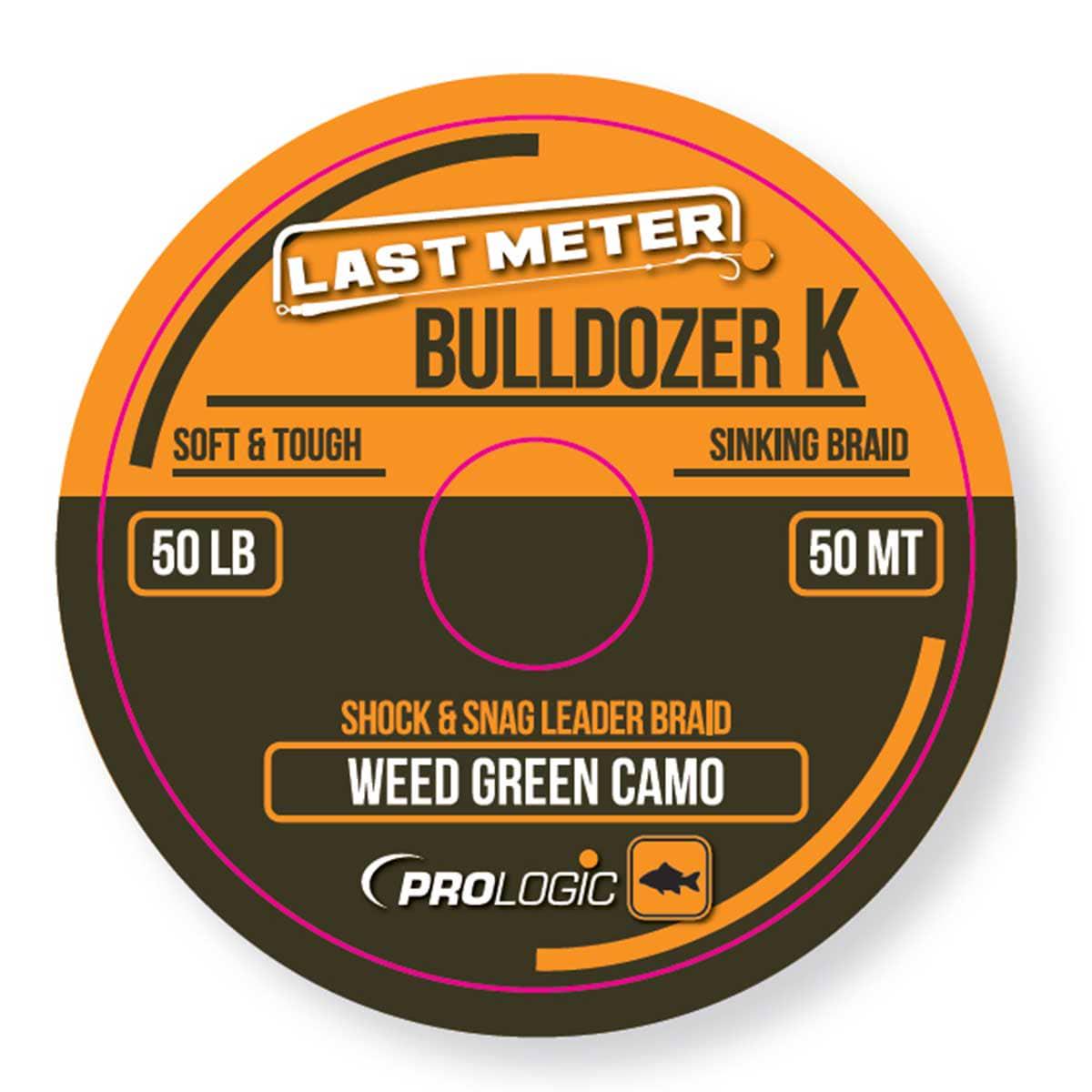 Prologic Bulldozer K Braided Sinking Shock Leader 50m 50lb
