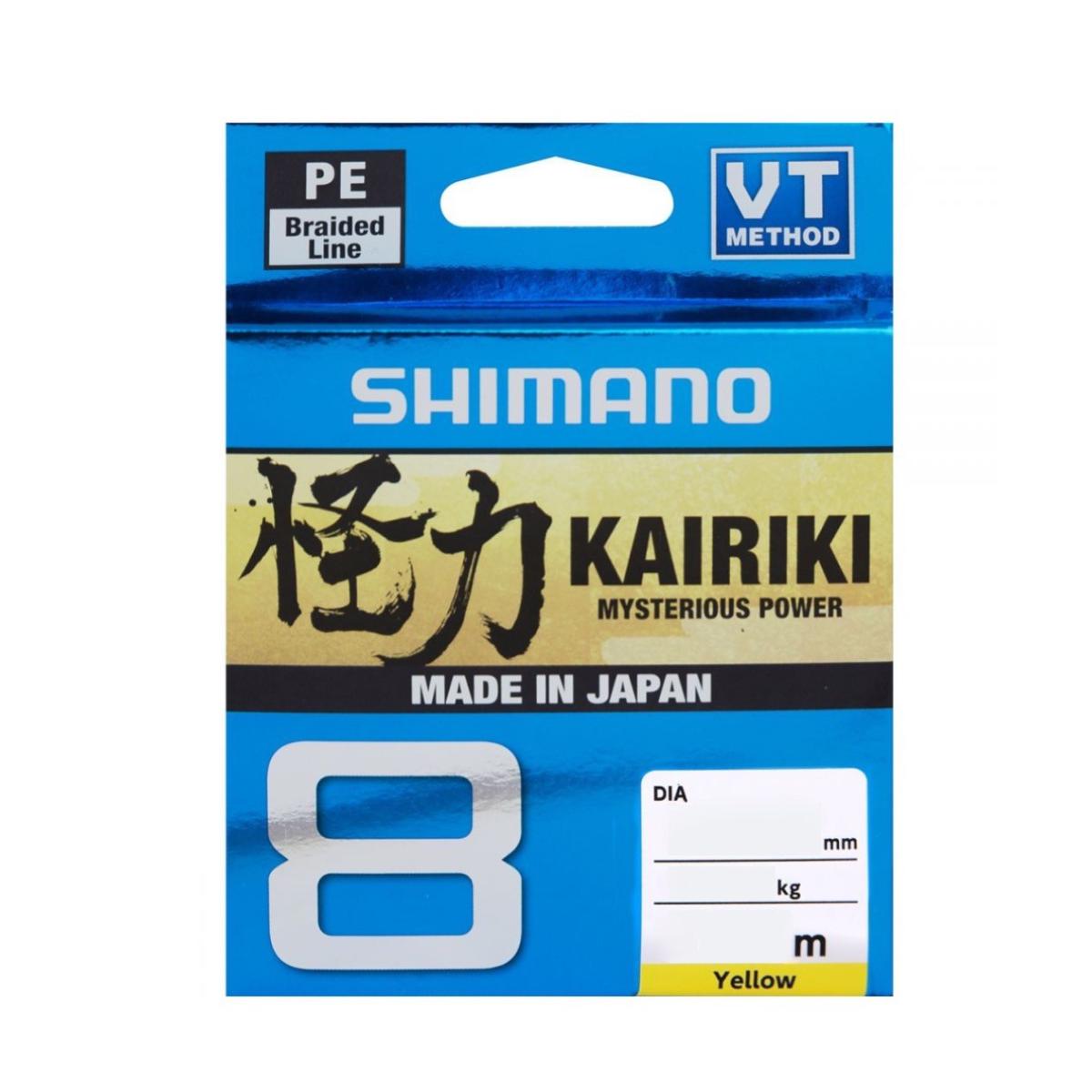 Shimano Kairiki X8 Braided Line Yellow