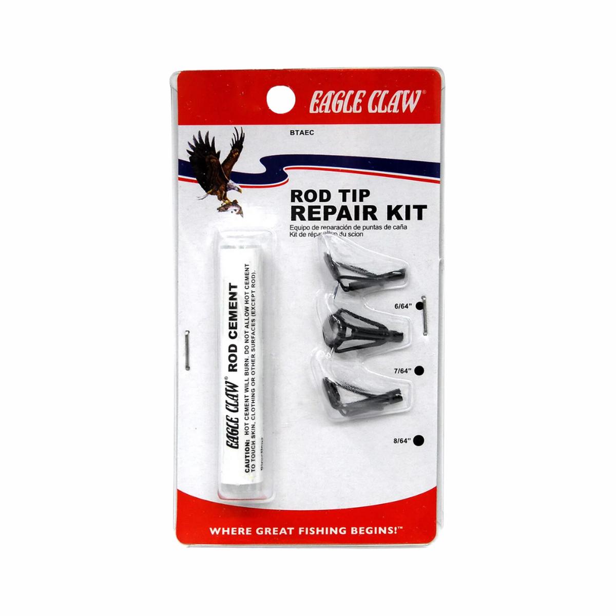 Eagle Claw SWTAEC Saltwater Rod Tip Repair Kit