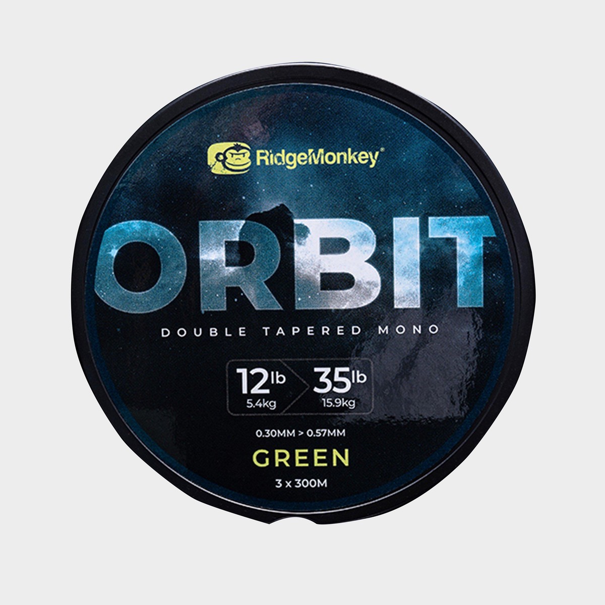 Orbit Double Tapered Mono 12/35lb Green