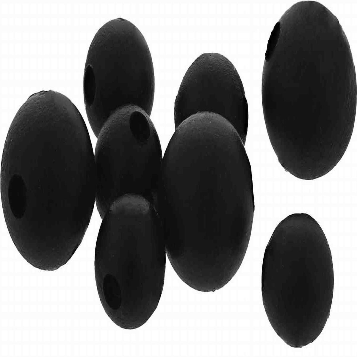 Westin Stopper Beads Black 10pcs