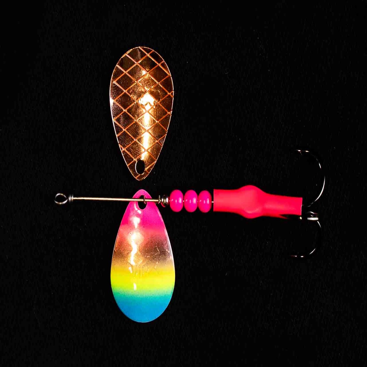#3.5 BV Deep Cup Copper BTR Salmon Spinner (Single Spinner)
