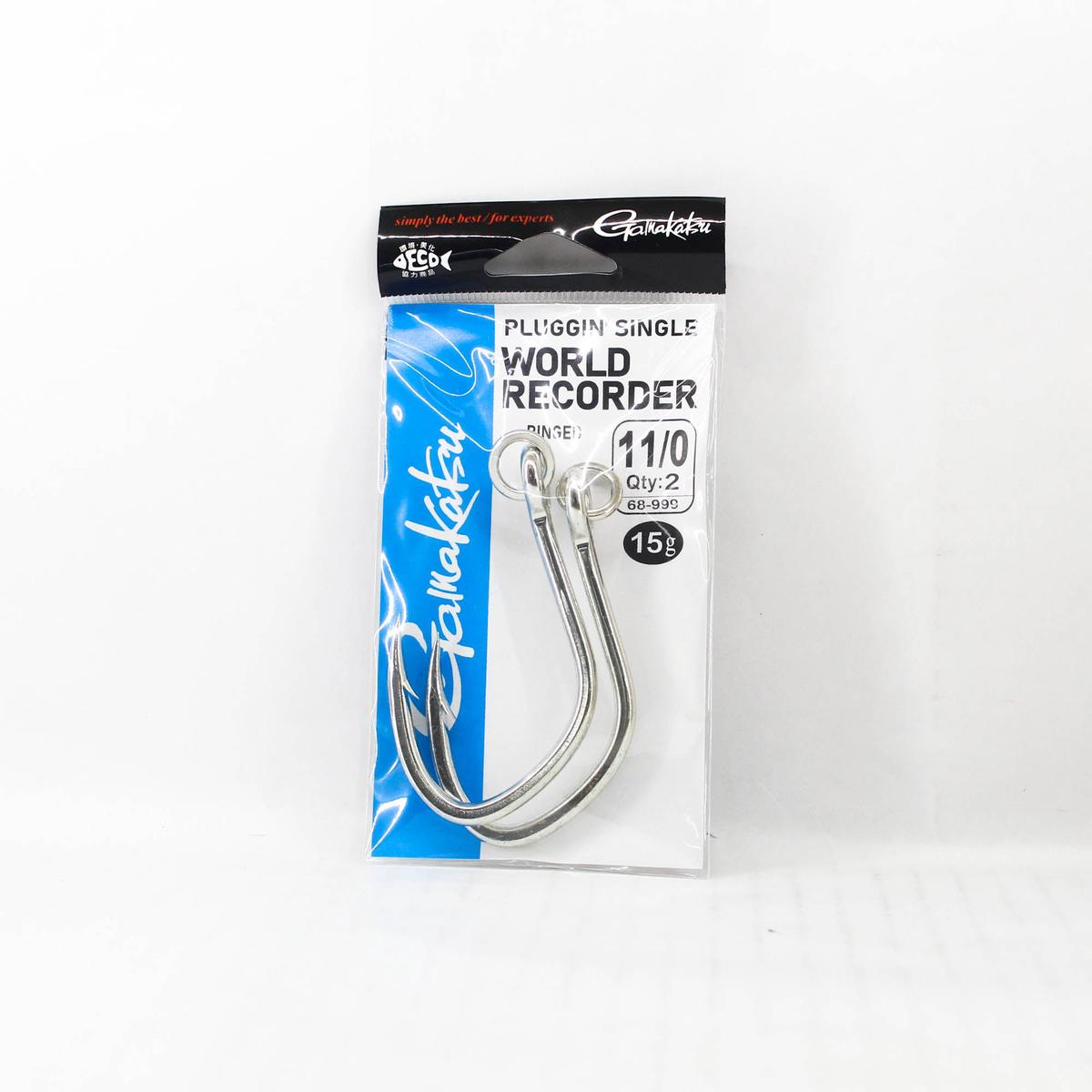 Gamakatsu 68999 Plugging Single World Recorder Ringed Size 11/0 (7640)