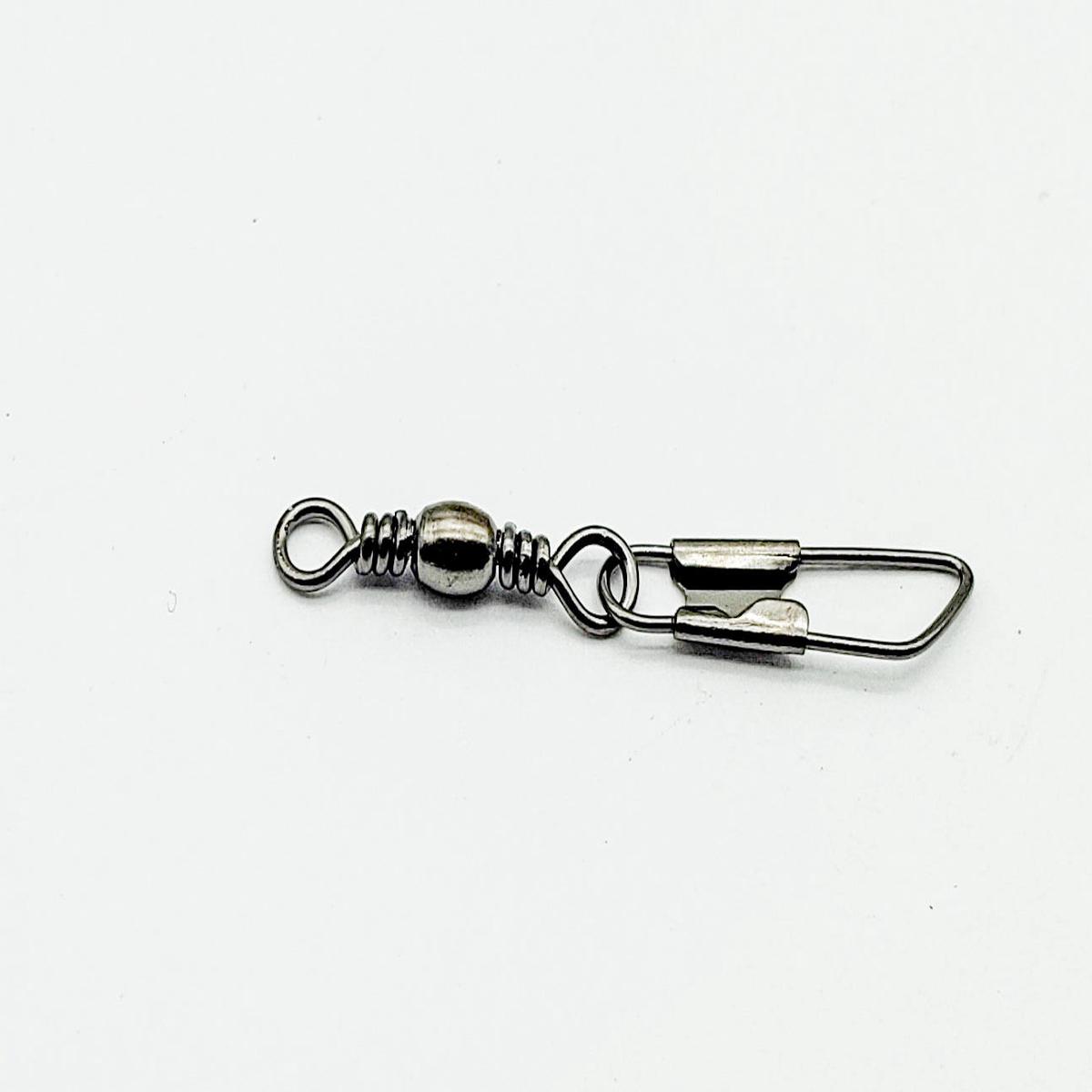 Pucci Black Barrell Swivel w Safety Snap