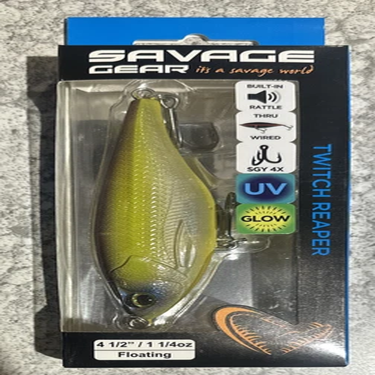 Savage Gear Twitch Reaper 115 4.5 Floating Chartreuse