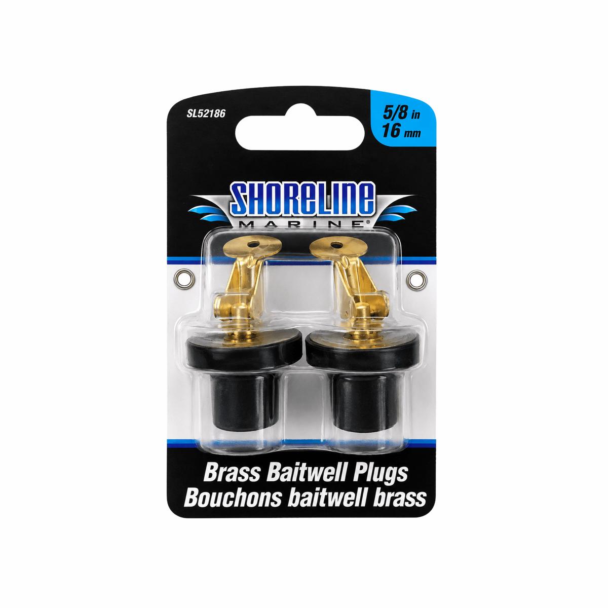 Shoreline Marine Brass Baitwell Plugs