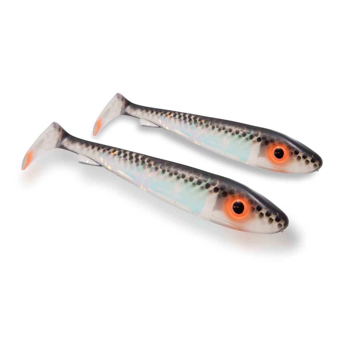 SvartZonker McRubber Jr 17cm UV Series (2-pack) - Black Back Flash